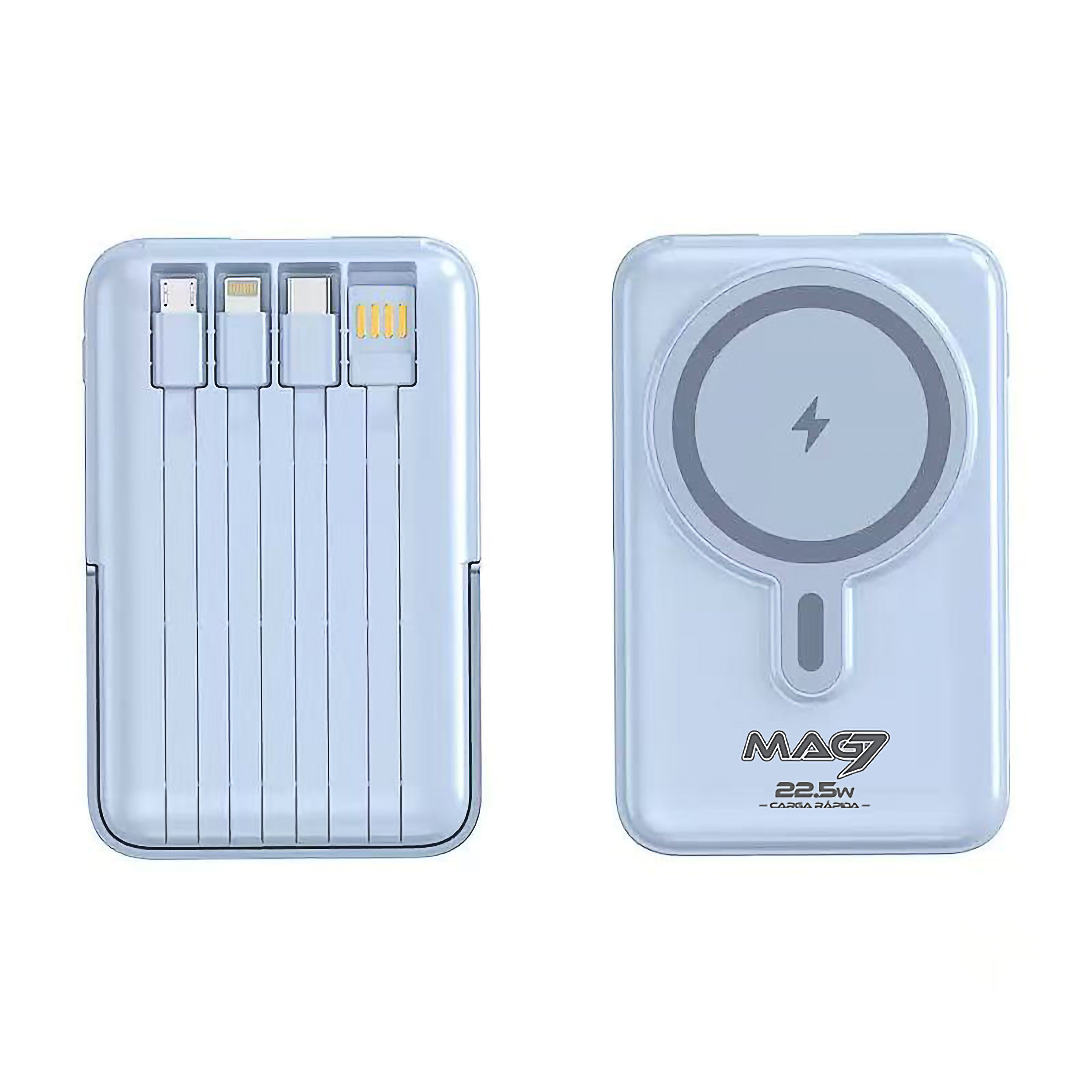 MAG7® Batería Portátil Magnética 7 en 1® | 10.000 mAh
