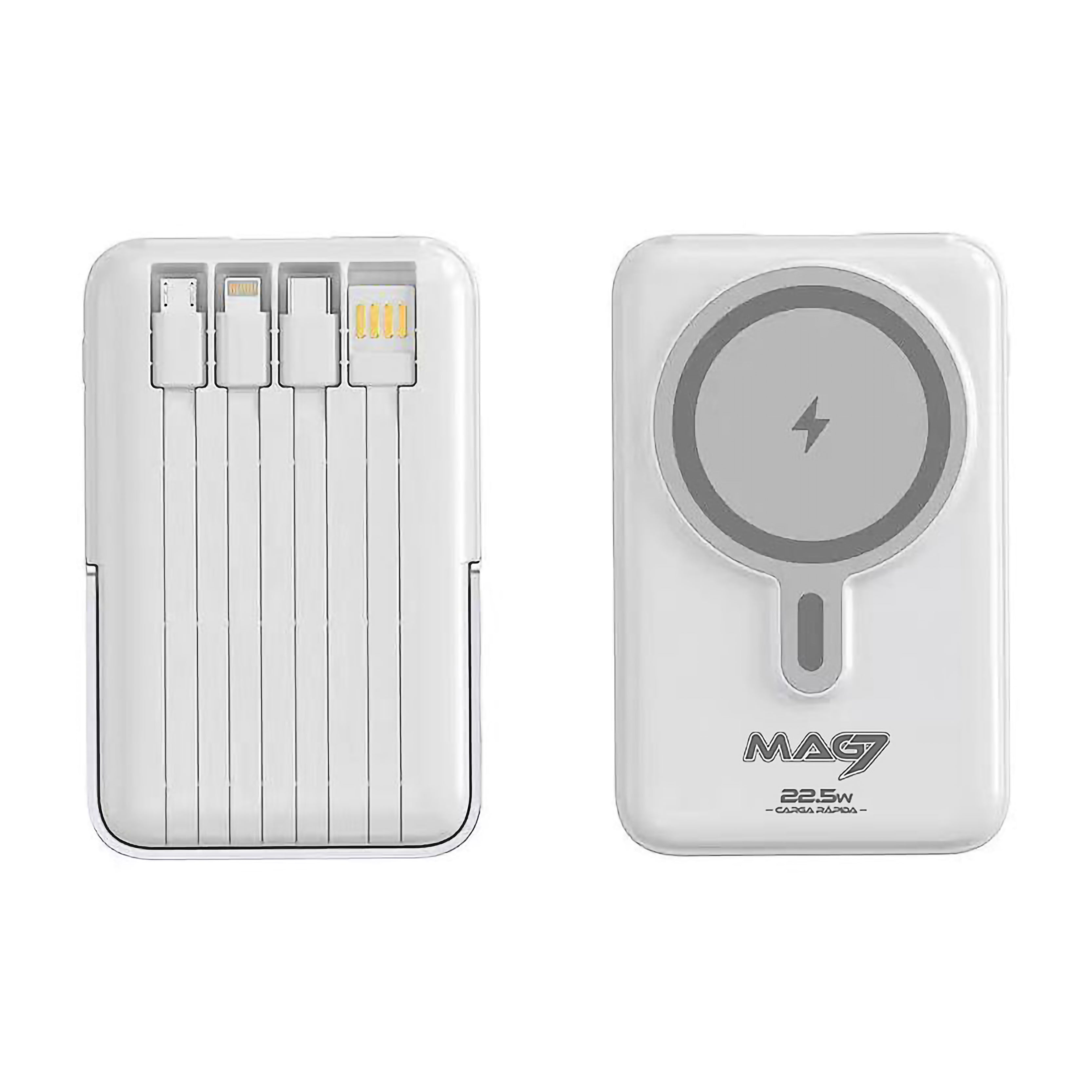 MAG7® Batería Portátil Magnética 7 en 1® | 10.000 mAh