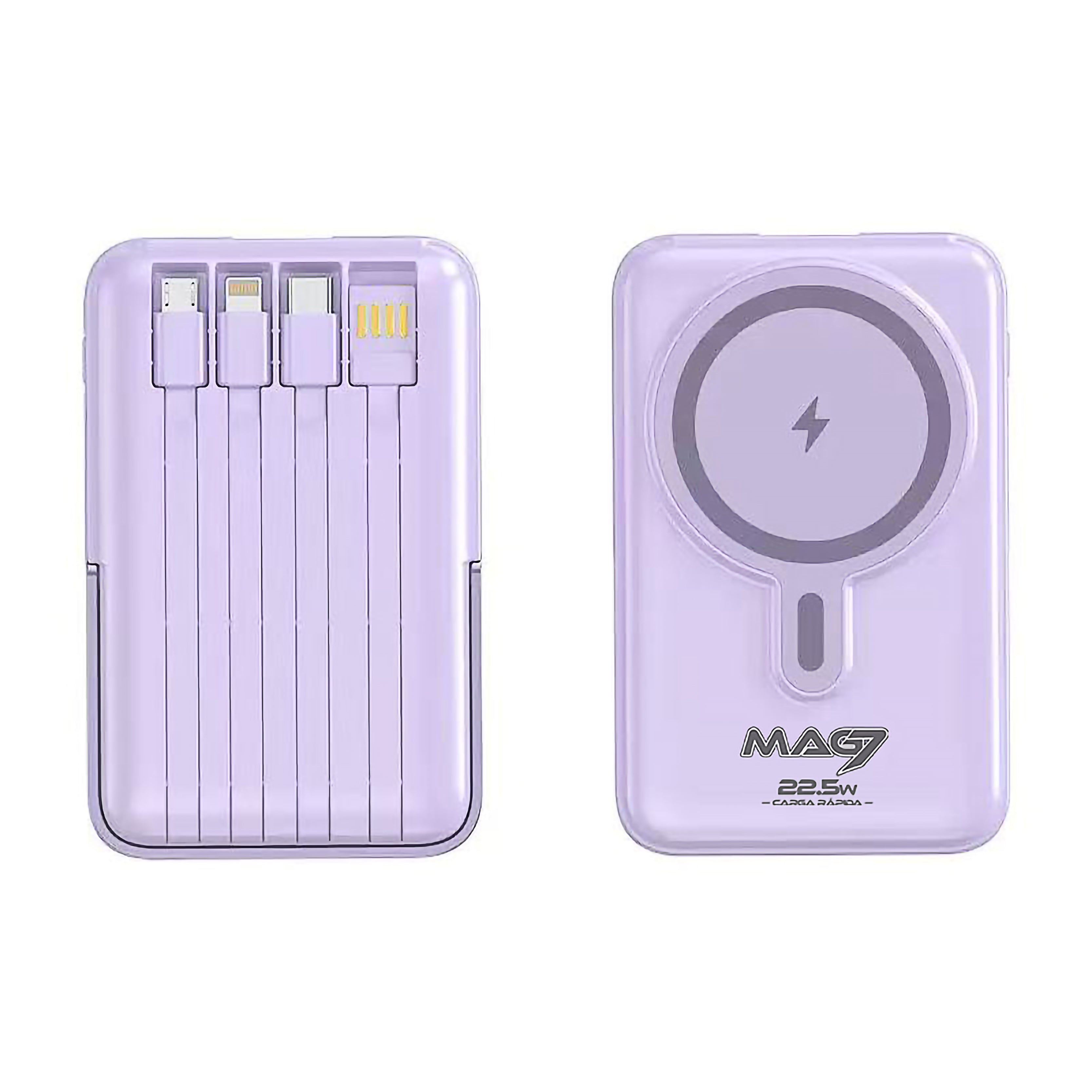 MAG7® Batería Portátil Magnética 7 en 1® | 10.000 mAh