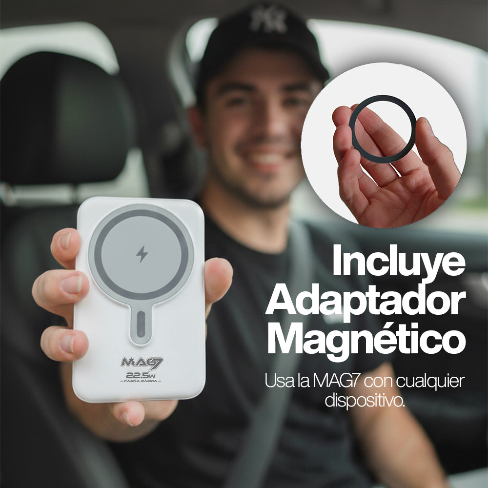 MAG7® Batería Portátil Magnética 7 en 1® | 10.000 mAh