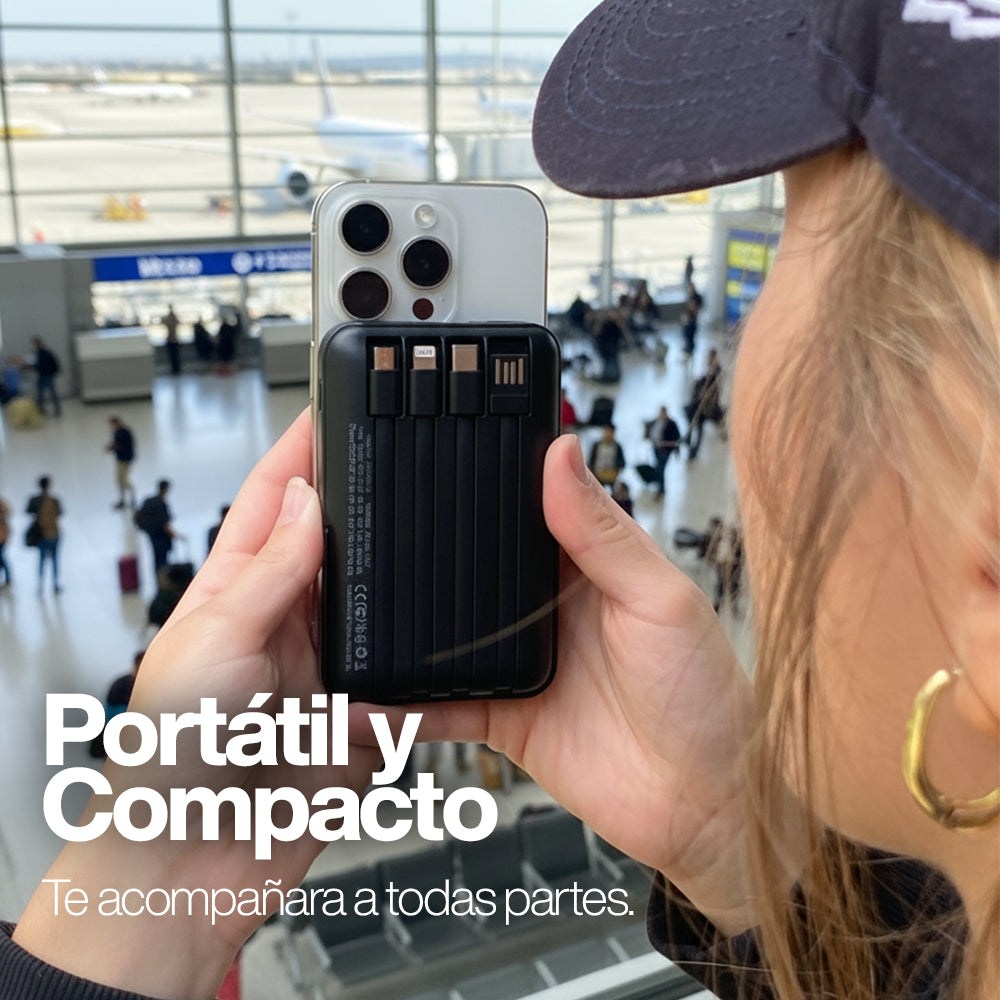 MAG7® Batería Portátil Magnética 7 en 1® | 10.000 mAh