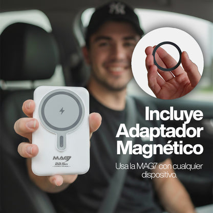 MAG7® Batería Portátil Magnética 7 en 1® | 10.000 mAh
