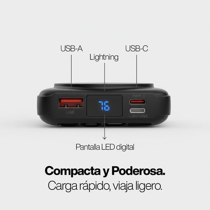MAG7® Batería Portátil Magnética 7 en 1® | 10.000 mAh